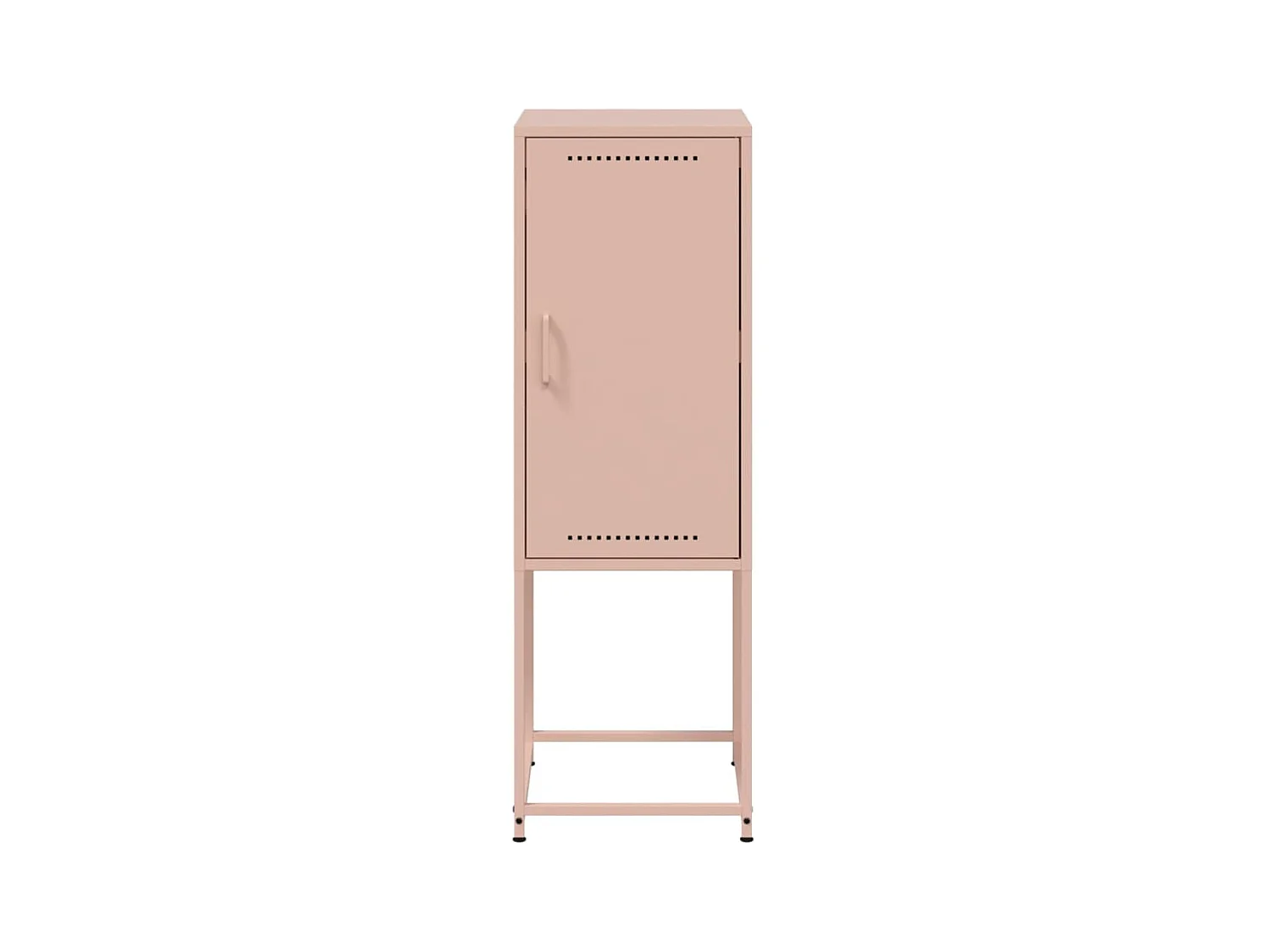 Buffet haut rose 36x39x107 cm acier