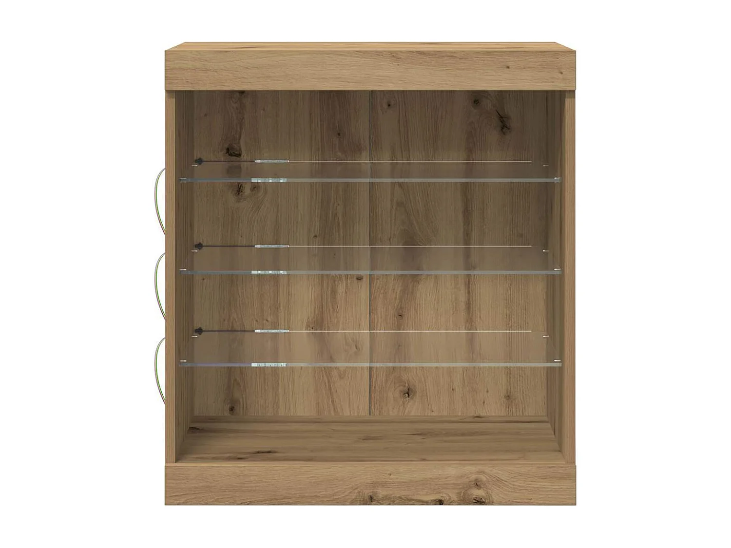 Buffet chêne artisanal 60.5 x 37 x 67 cm Bois d'ingénierie