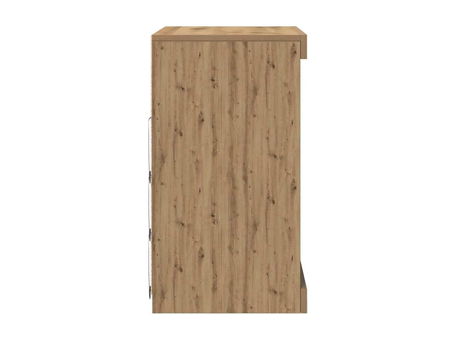 Buffet chêne artisanal 60.5 x 37 x 67 cm Bois d'ingénierie