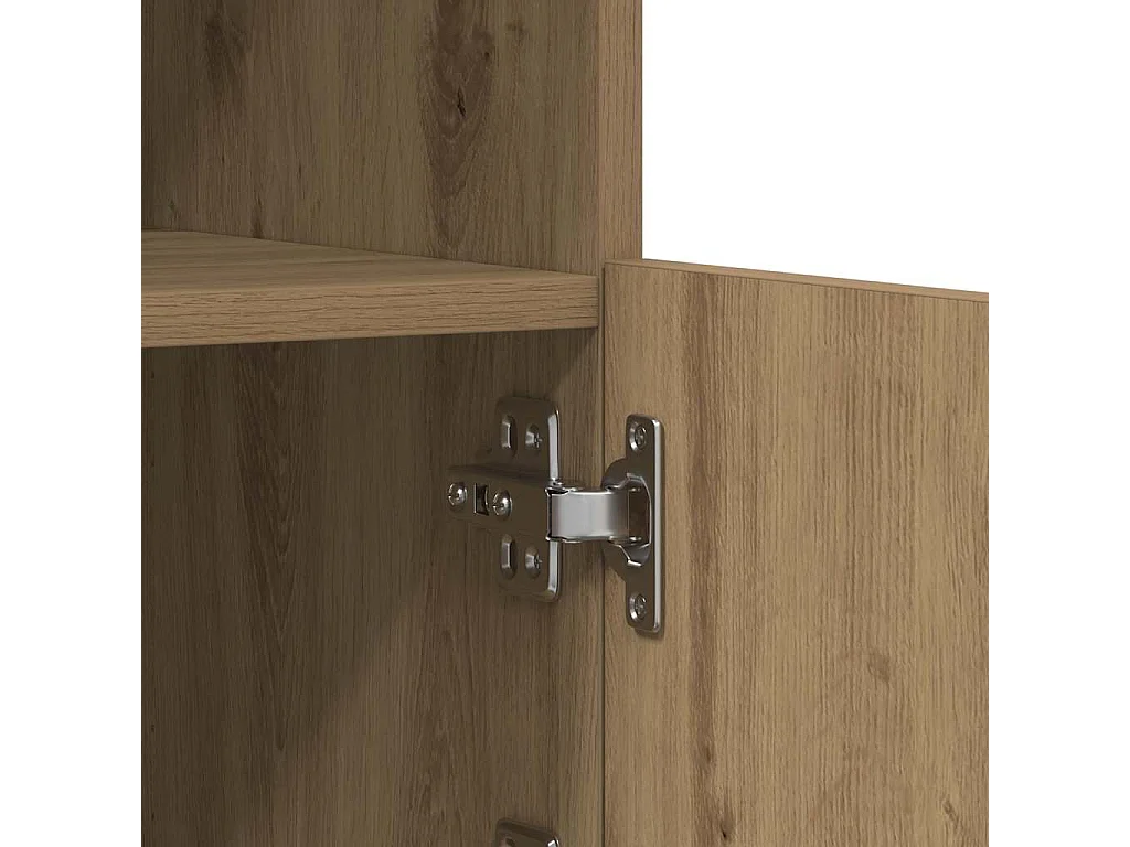 Buffet chêne artisanal 60.5 x 37 x 67 cm Bois d'ingénierie