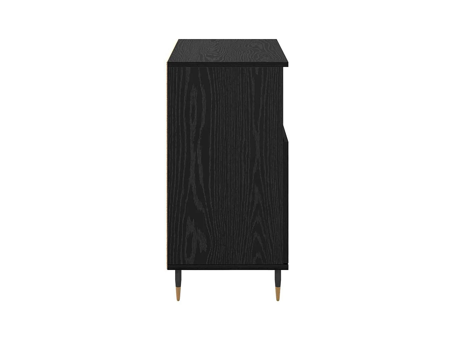 Buffets 2 pièces Chêne noir 120 x 35 x 70 cm Bois d'ingénierie