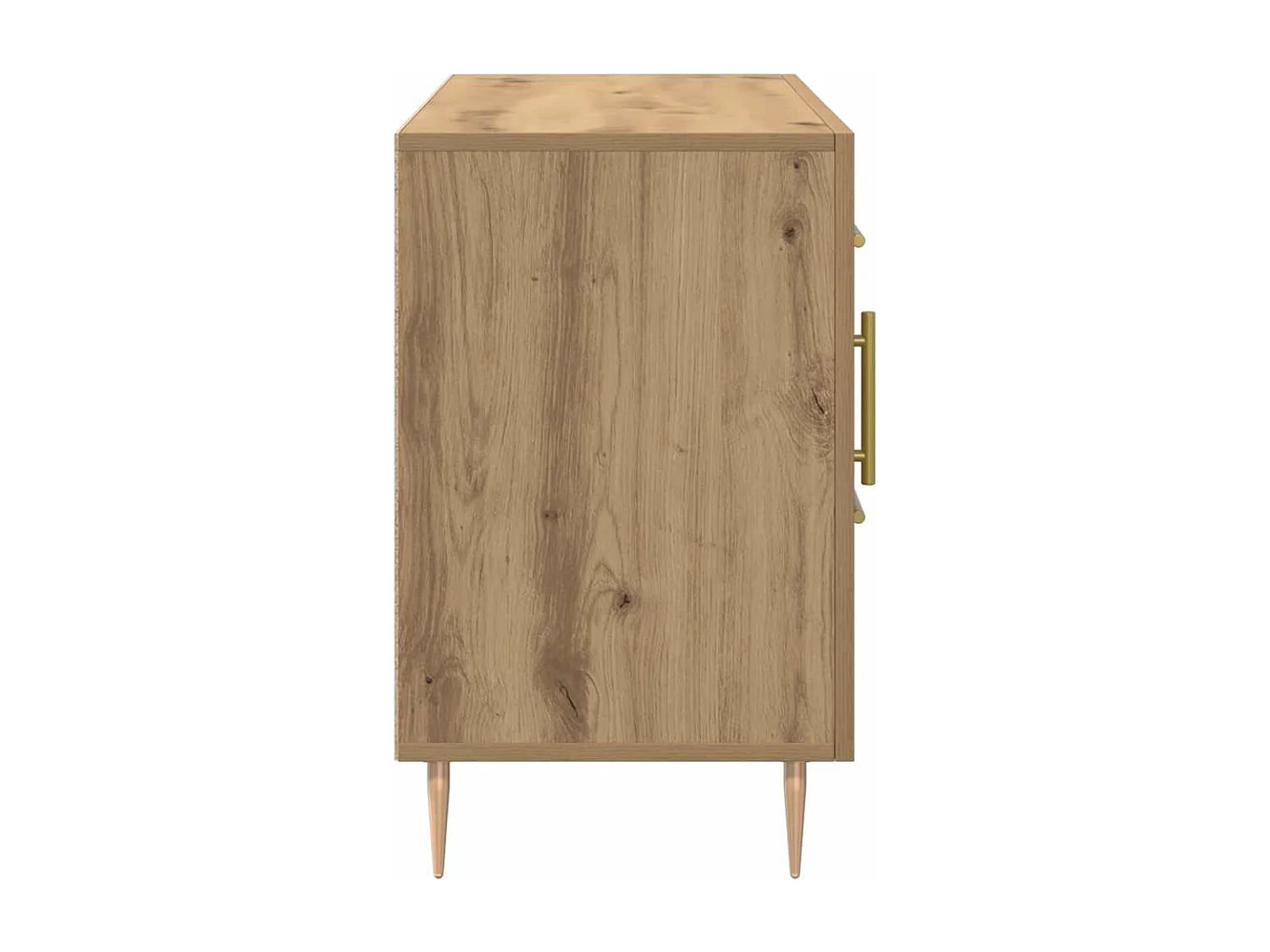 Aparador de madera de ingeniería roble artisan 100x36x60 cm