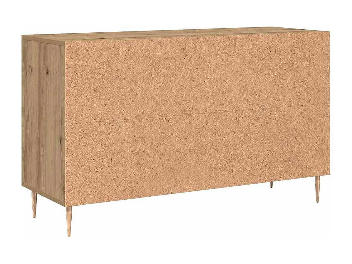 Aparador de madera de ingeniería roble artisan 100x36x60 cm