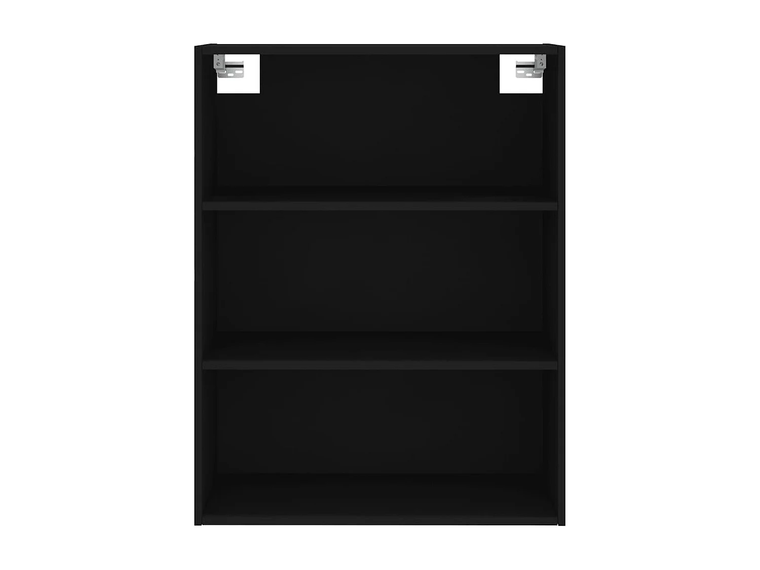 Buffet noir 69,5x32,5x180 cm bois d'ingénierie