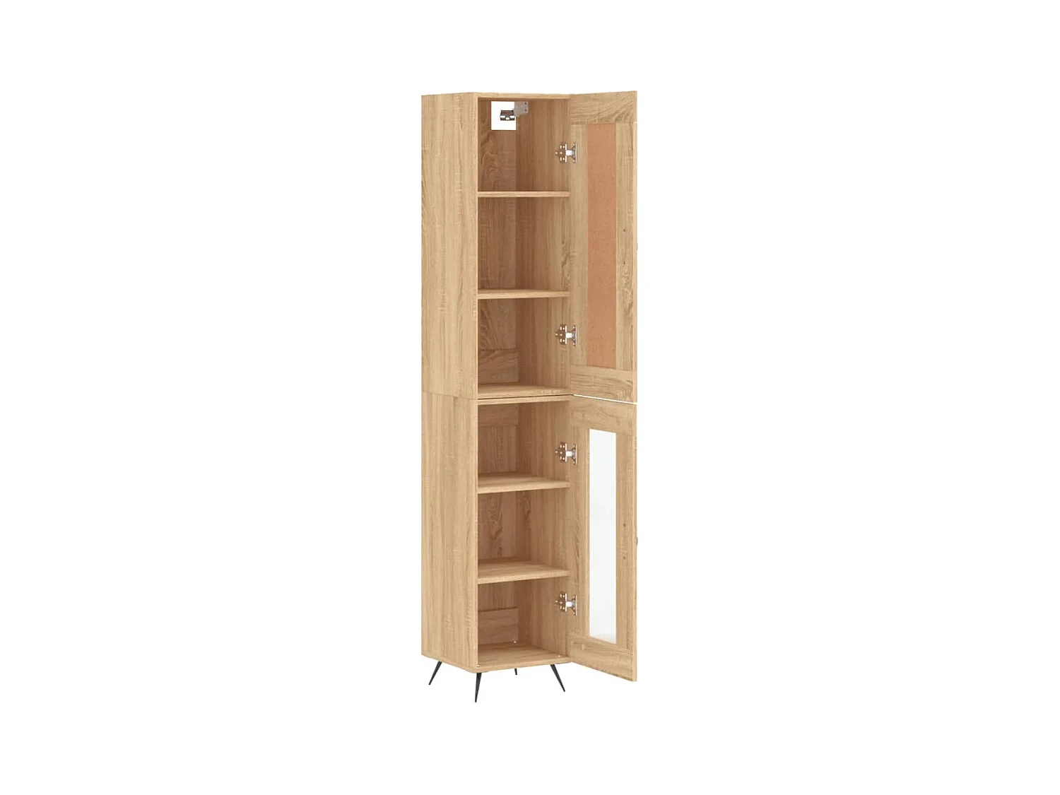 Buffet haut Chêne sonoma 34,5x34x180 cm Bois d'ingénierie