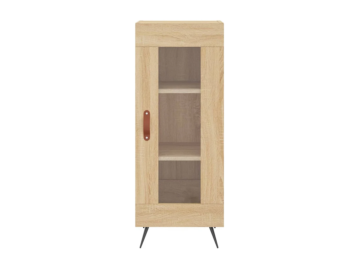 Buffet haut Chêne sonoma 34,5x34x180 cm Bois d'ingénierie