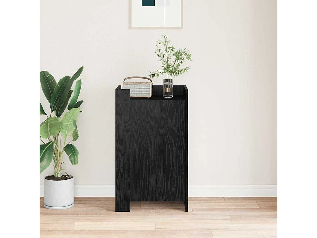 Buffet Chêne noir 45 x 35 x 75 cm Bois d'ingénierie