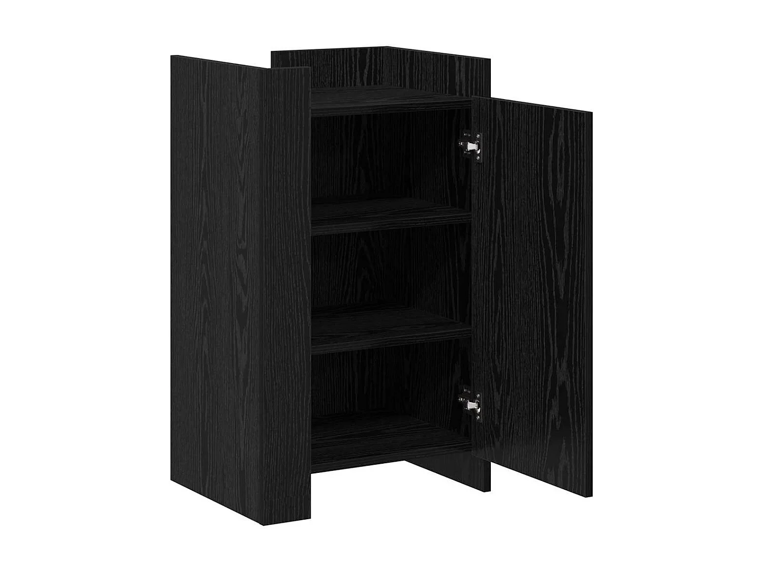 Buffet Chêne noir 45 x 35 x 75 cm Bois d'ingénierie