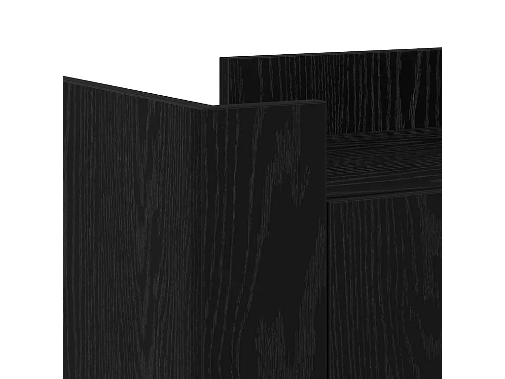 Buffet Chêne noir 45 x 35 x 75 cm Bois d'ingénierie