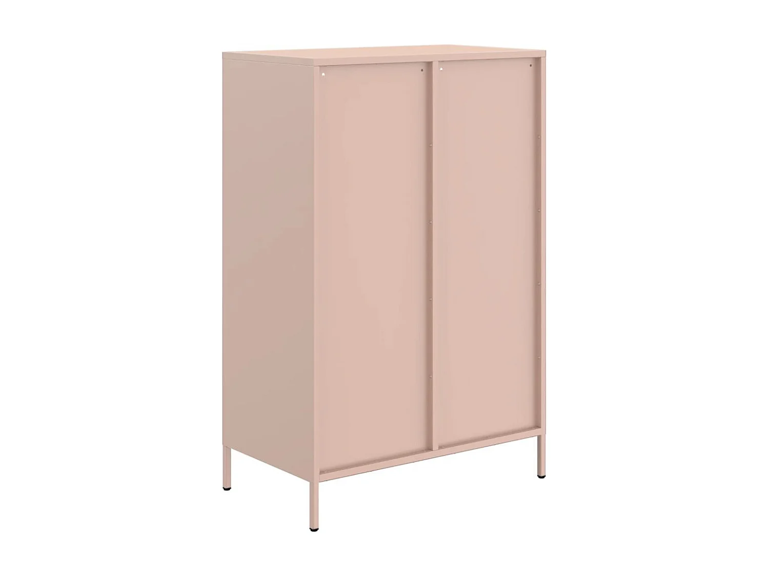 Buffet haut rose 68x39x101,5 cm acier