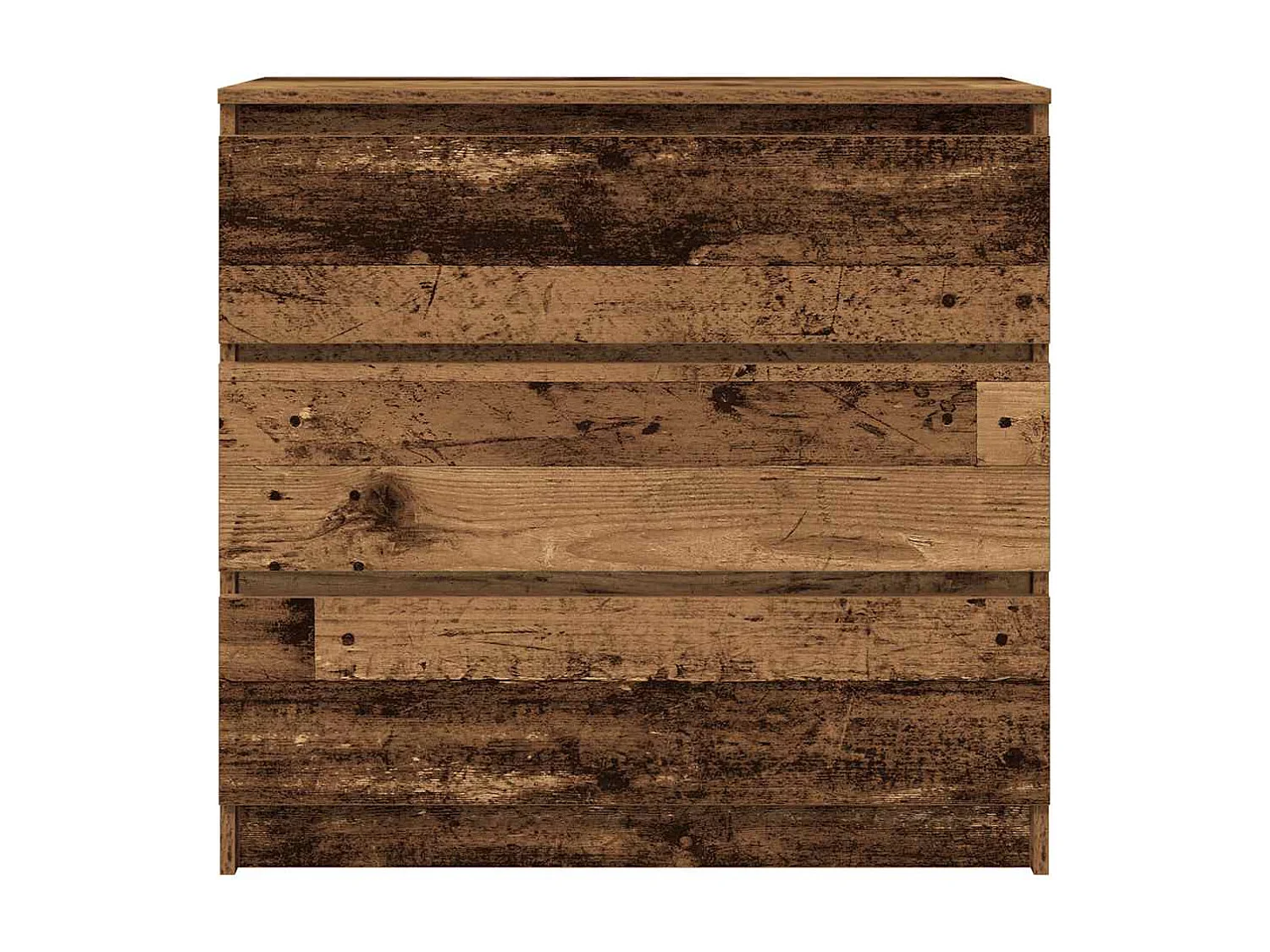 Buffet vieux bois 80x35x76 cm bois d'ingénierie