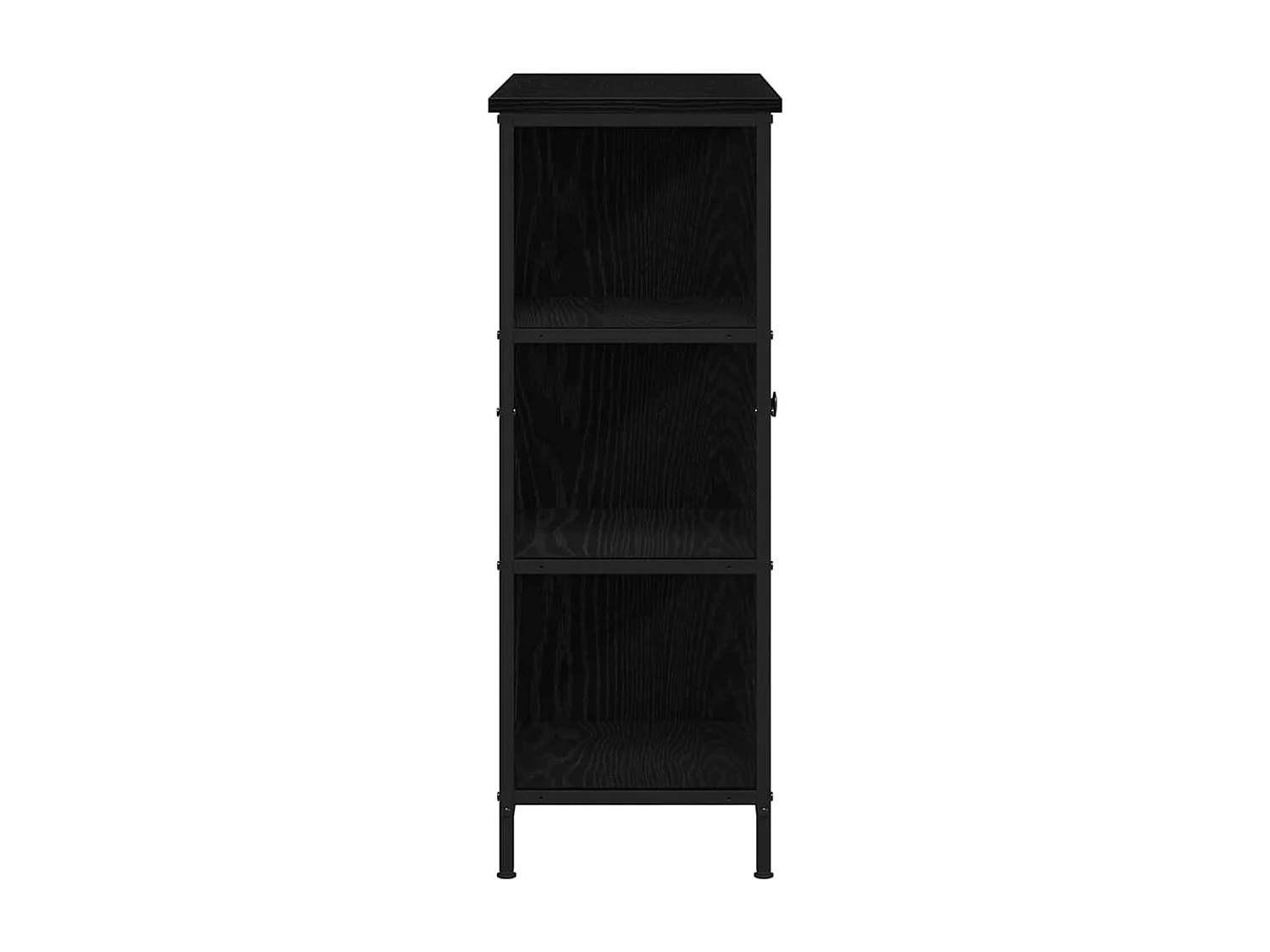 Buffet Chêne noir 70 x 30 x 80 cm Bois d'ingénierie