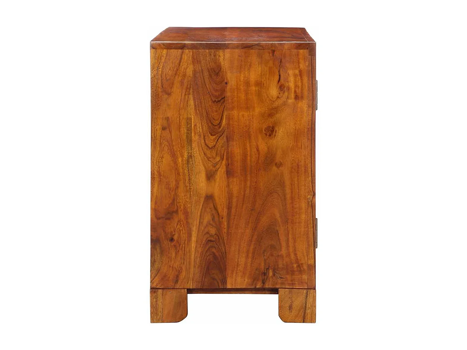 Aparador multicor 90x35x60 cm madeira de acácia maciça