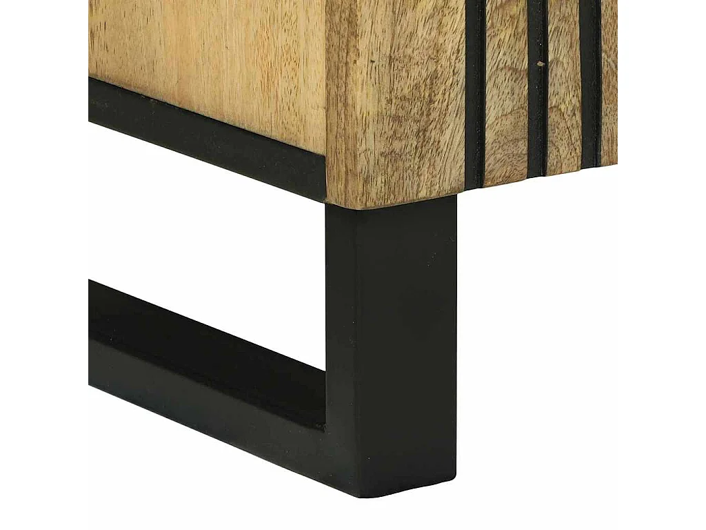 Buffet Marron 60 x 33 x 75 cm bois de manguier massif
