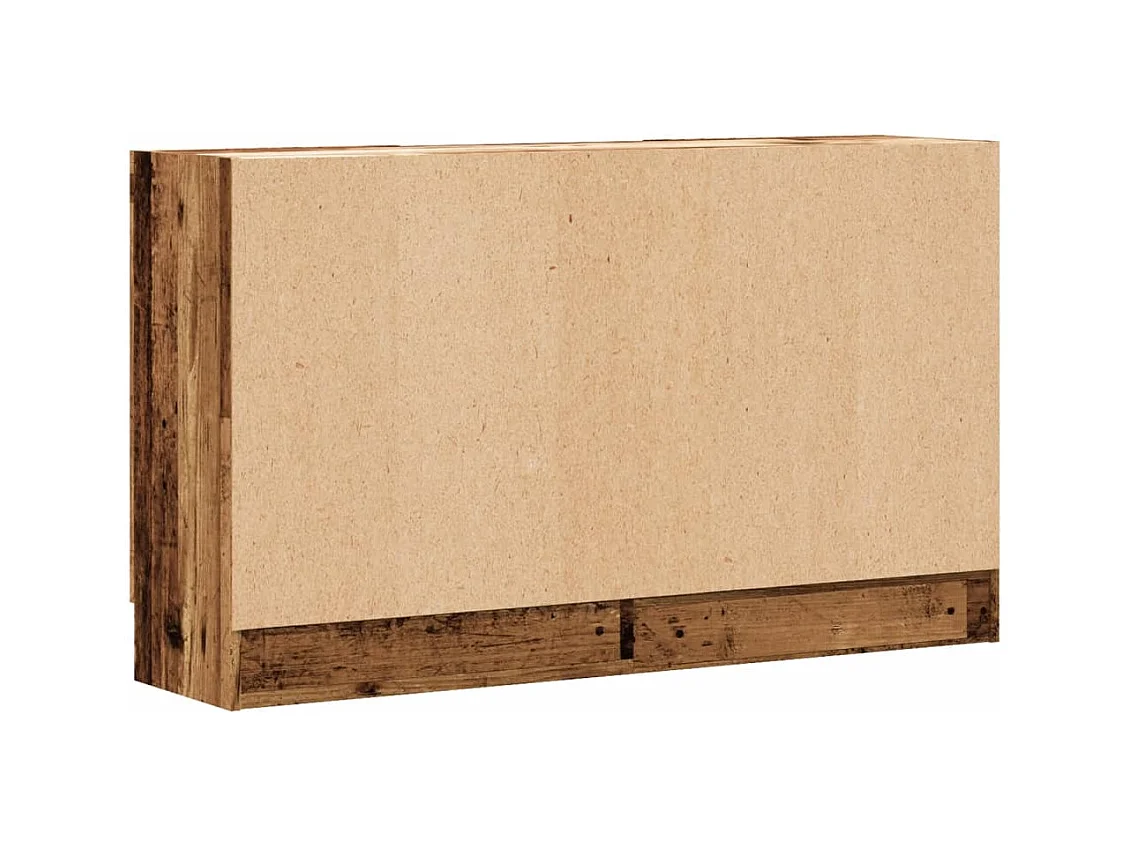 Buffet vieux bois 120x30,5x70 cm bois d'ingénierie