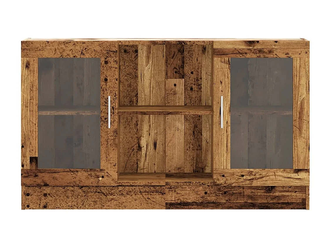 Buffet vieux bois 120x30,5x70 cm bois d'ingénierie