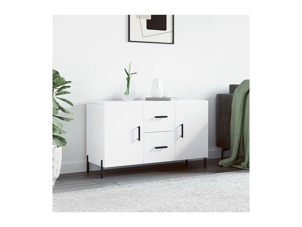 Aparador 100x36x60 cm derivados de madeira branco