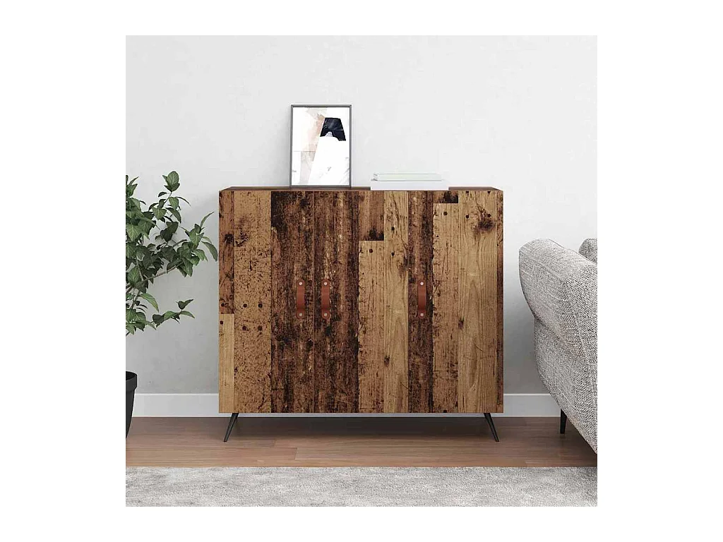 Buffet Marron 90 x 34 x 80 cm Bois d'ingénierie