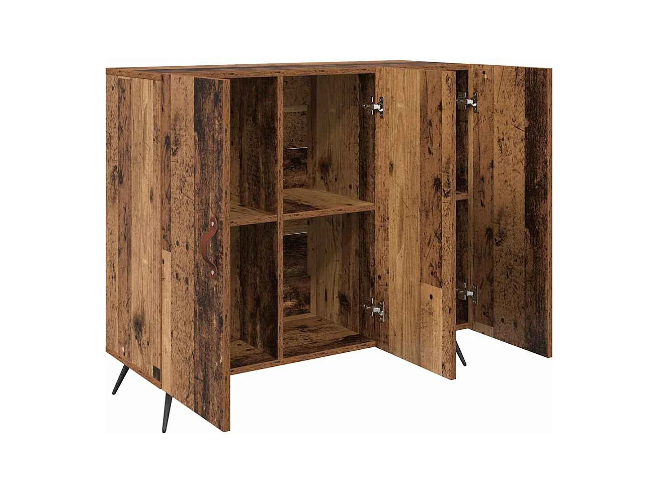 Buffet Marron 90 x 34 x 80 cm Bois d'ingénierie