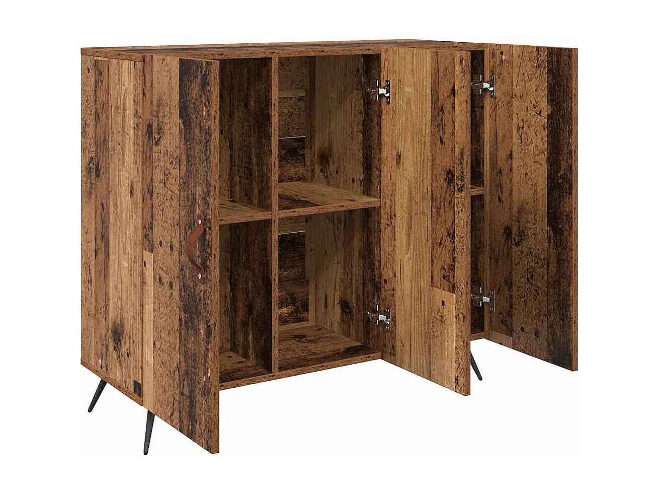 Vitrina Marrón 90 x 34 x 80 cm Madera contrachapada