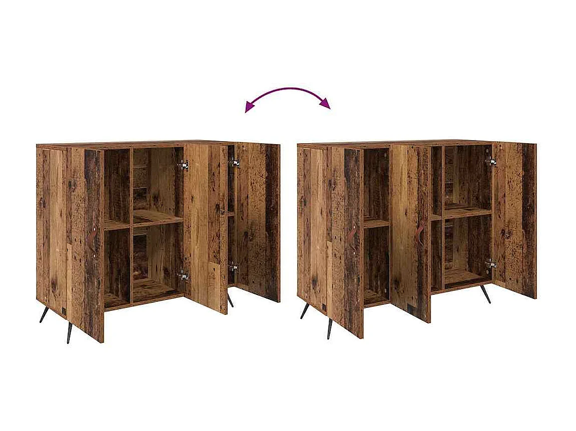 Vitrina Marrón 90 x 34 x 80 cm Madera contrachapada