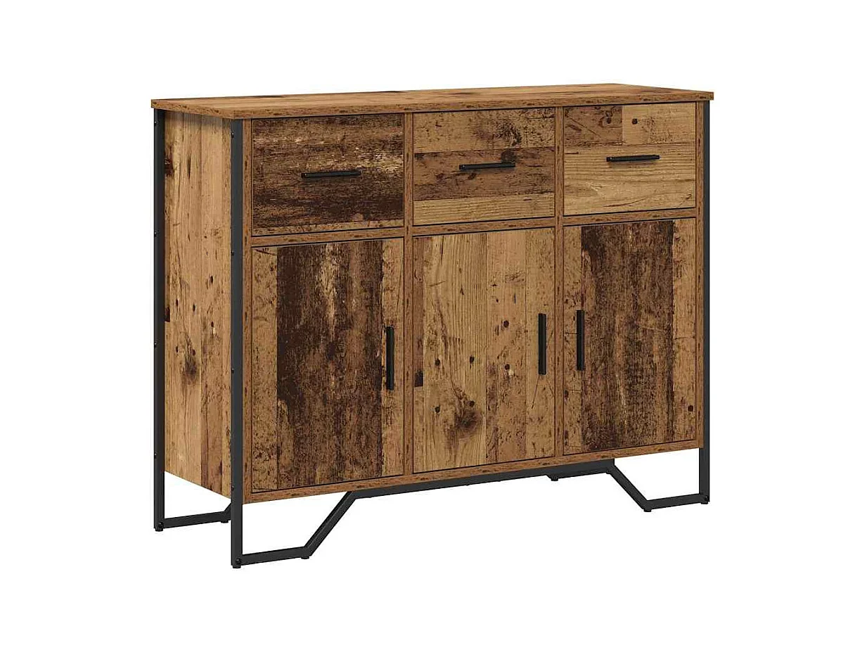 Buffet Bois ancien 97 x 32.5 x 74.5 cm Bois d'ingénierie