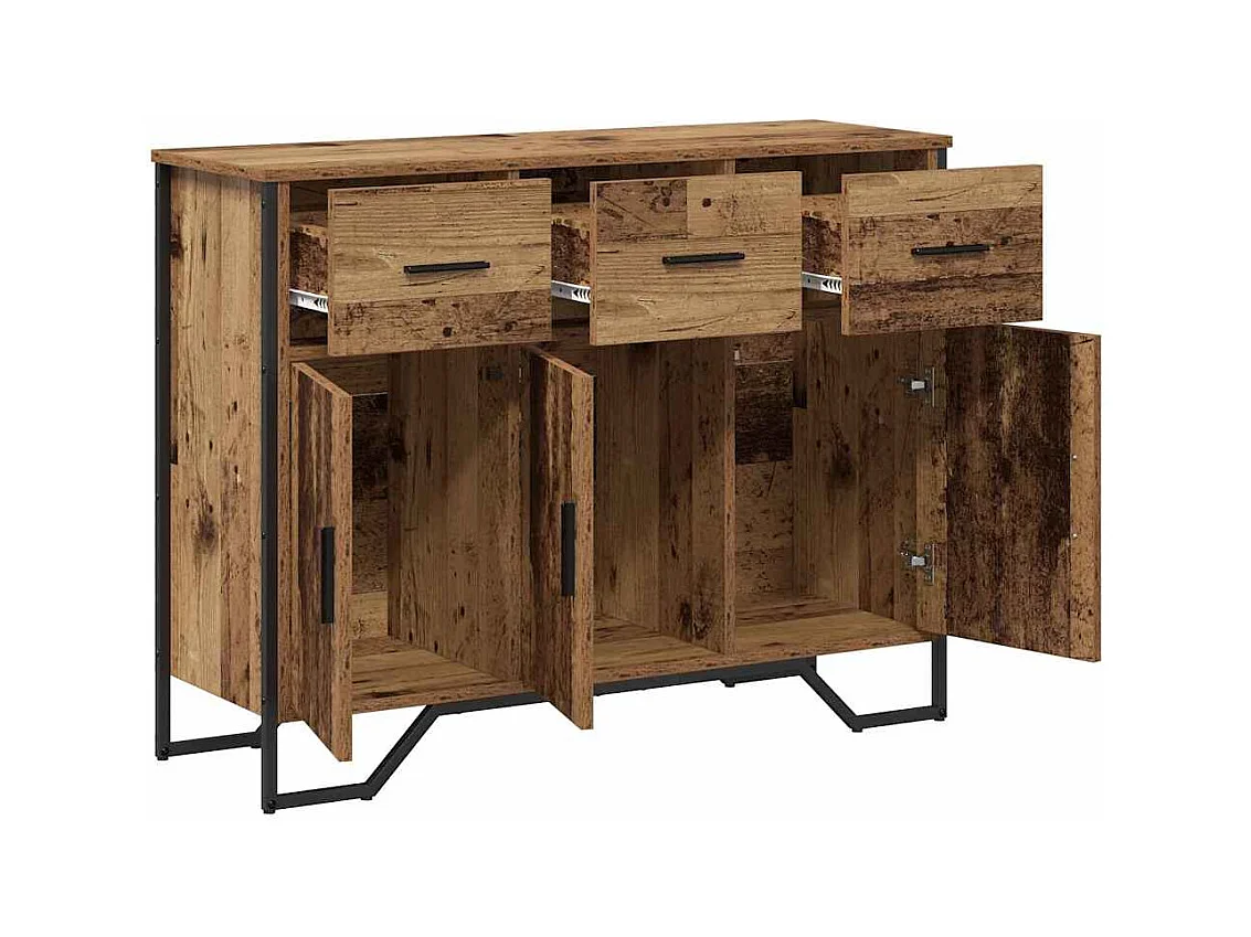 Buffet Bois ancien 97 x 32.5 x 74.5 cm Bois d'ingénierie
