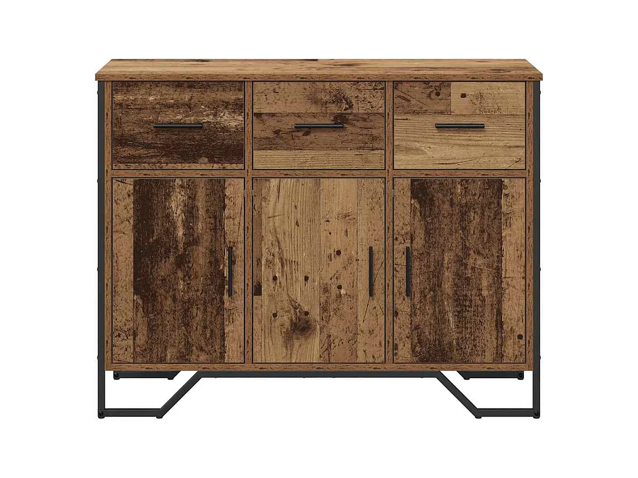 Buffet Bois ancien 97 x 32.5 x 74.5 cm Bois d'ingénierie