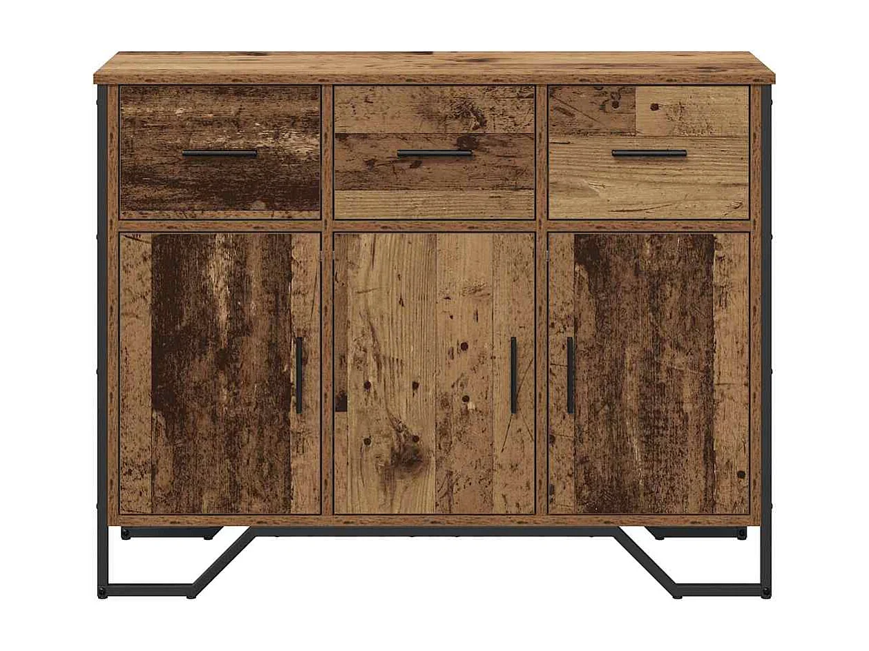 Buffet Bois ancien 97 x 32.5 x 74.5 cm Bois d'ingénierie