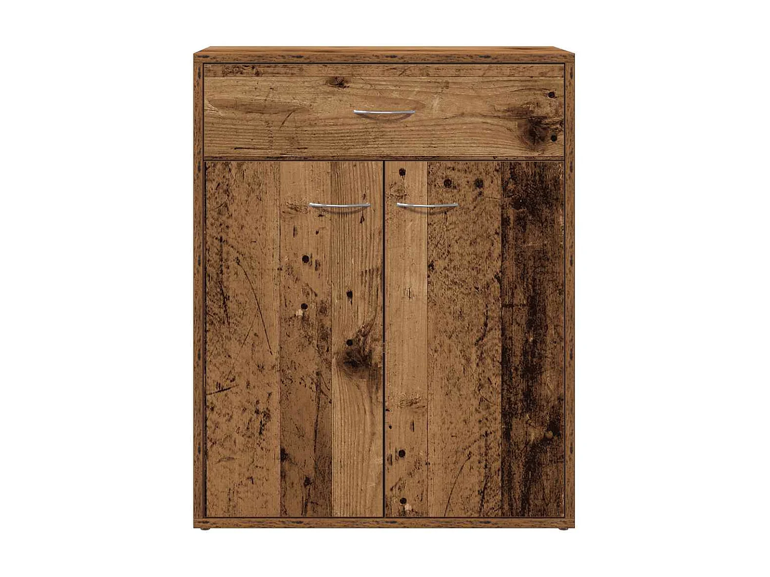 Buffet vieux bois 60x30x75 cm bois d'ingénierie