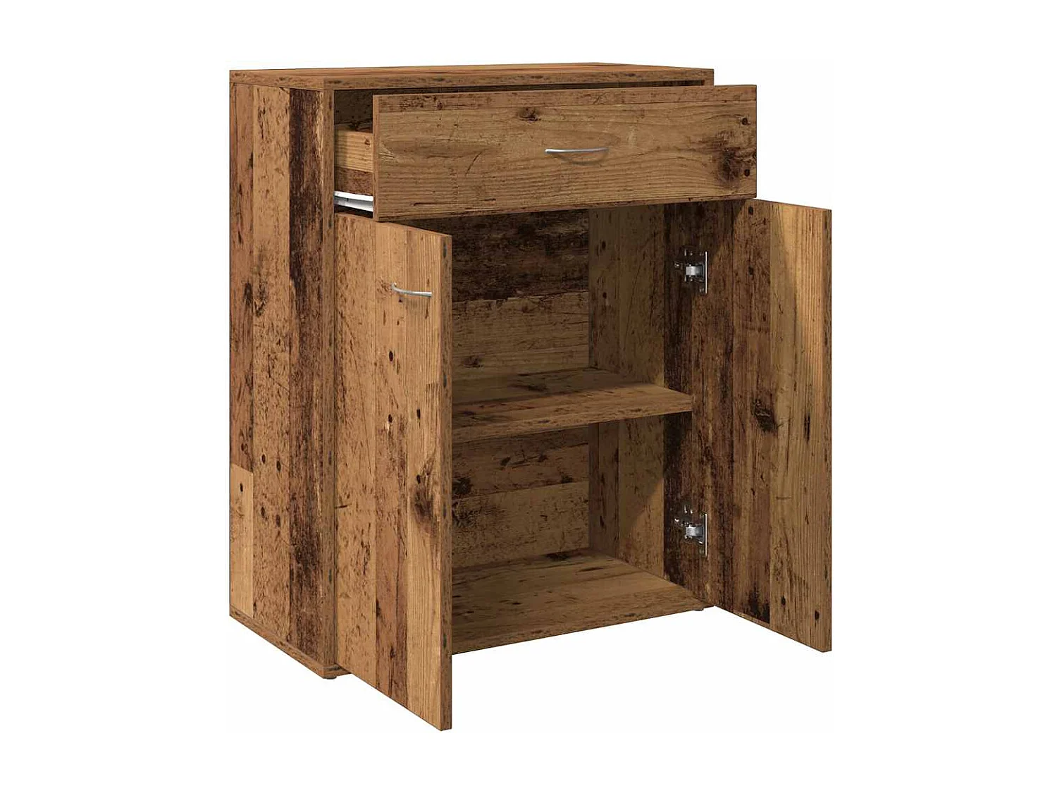 Buffet vieux bois 60x30x75 cm bois d'ingénierie