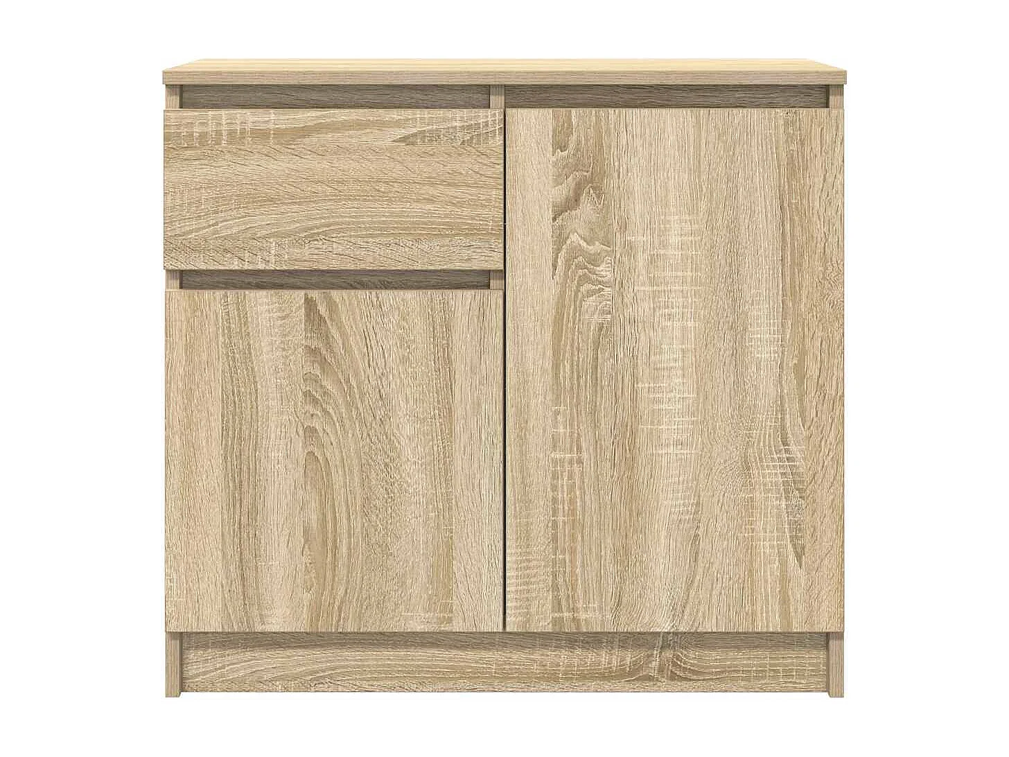 Buffet avec tiroir chêne sonoma 71x35x65 cm bois d'ingénierie