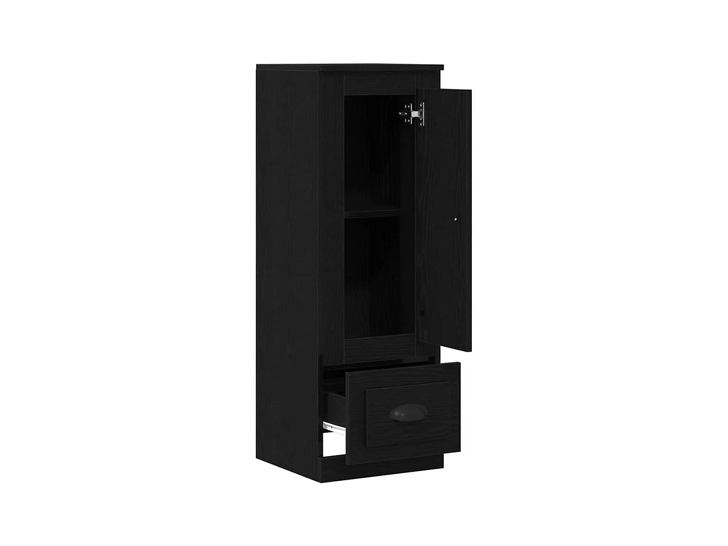 Buffet Noir Chêne avec tiroir Chêne noir 36 x 35.5 x 103.5 cm