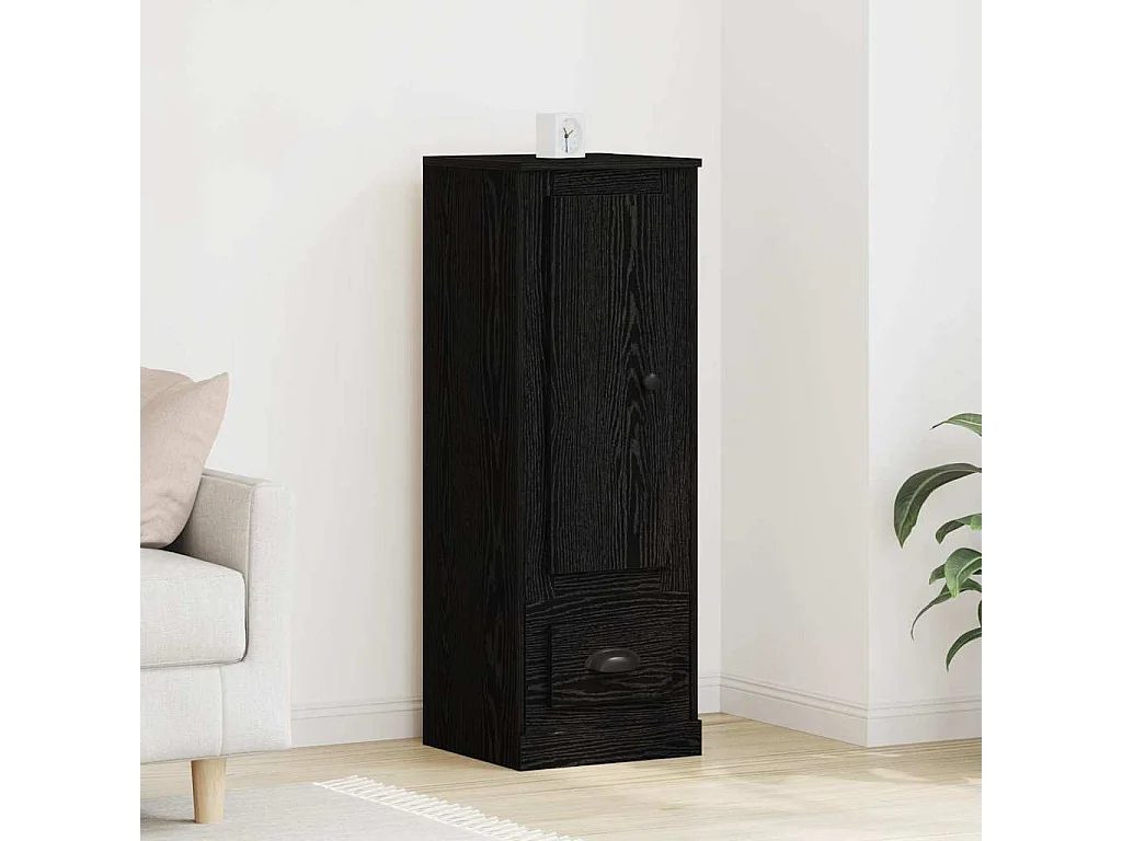 Highboard Negro Roble Roble Negro 36 x 35.5 x 103.5 cm