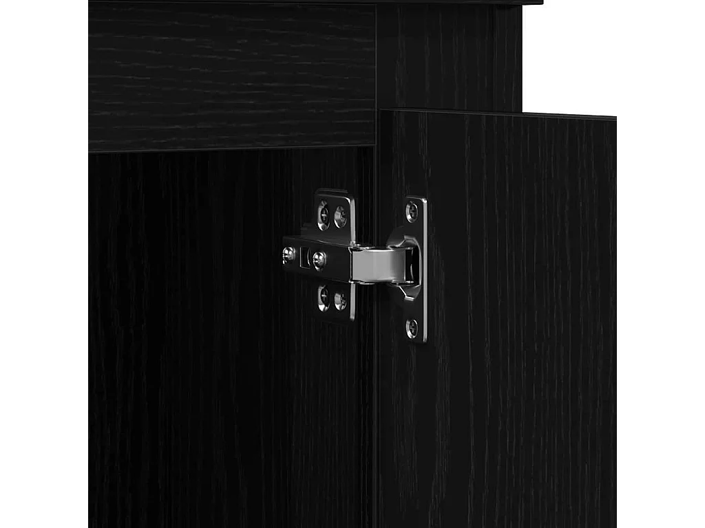 Highboard Negro Roble Roble Negro 36 x 35.5 x 103.5 cm