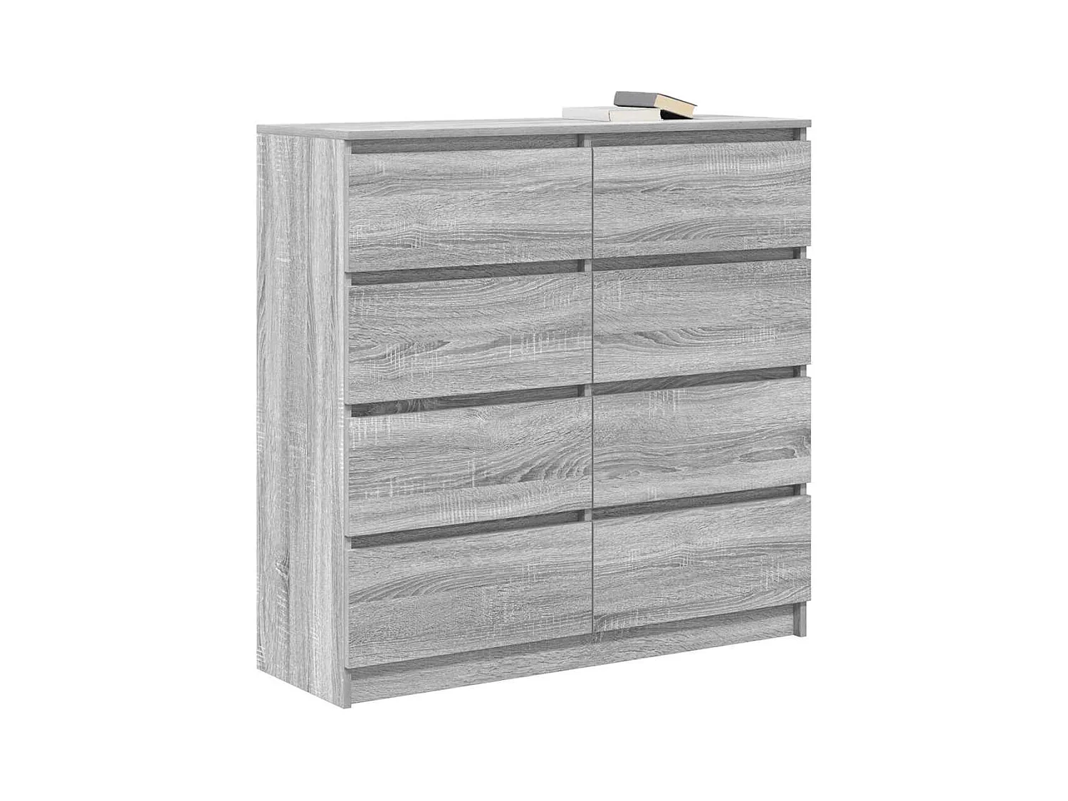 Buffet sonoma gris 100x35x99 cm bois d'ingénierie