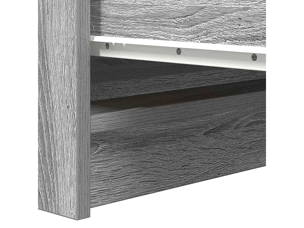 Buffet sonoma gris 100x35x99 cm bois d'ingénierie