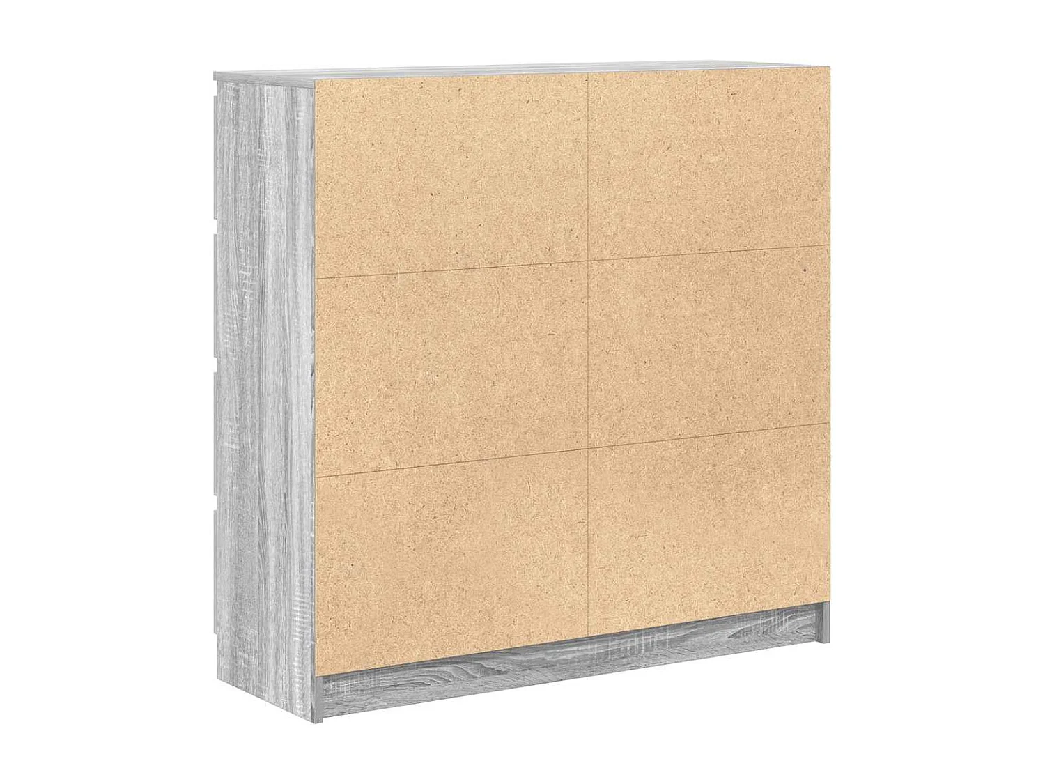 Buffet sonoma gris 100x35x99 cm bois d'ingénierie