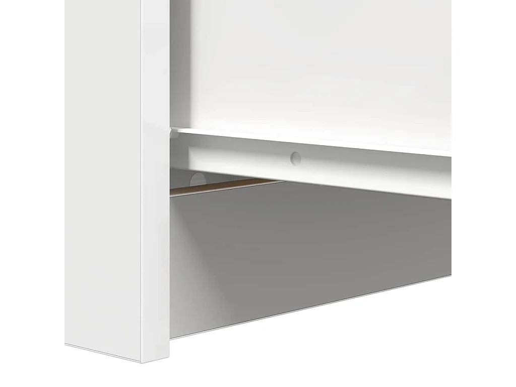 Buffet blanc 37,5x35x76 cm bois d'ingénierie