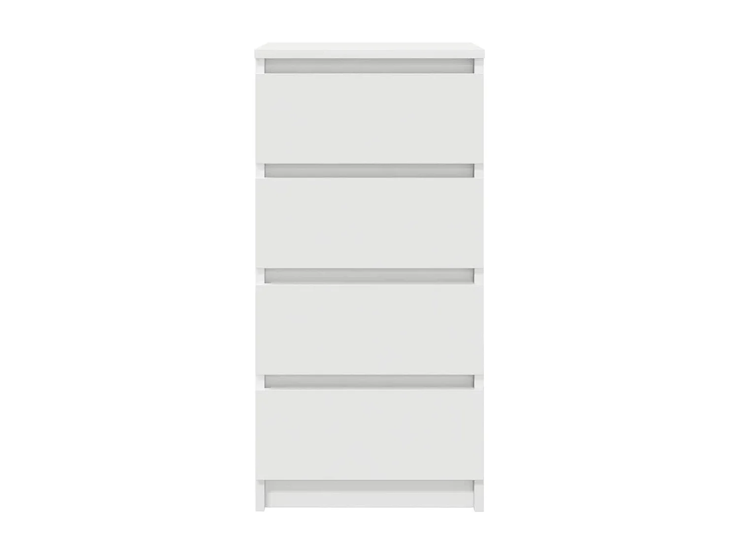 Buffet blanc 37,5x35x76 cm bois d'ingénierie