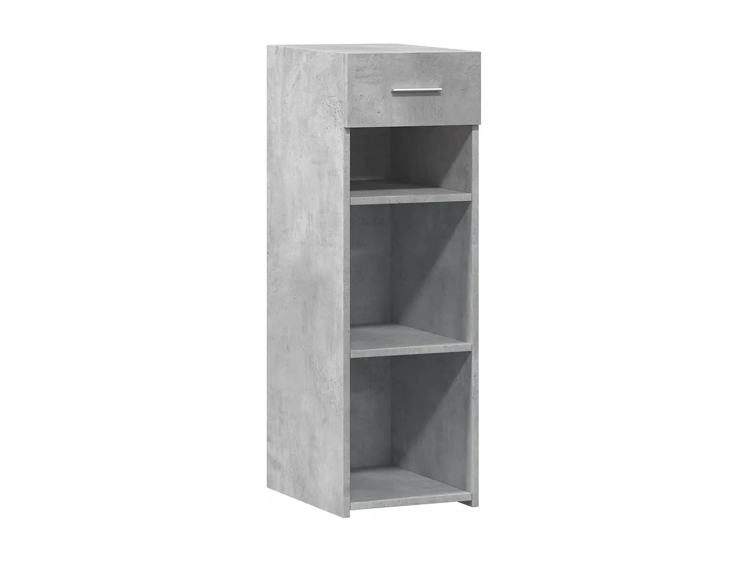 Buffet gris béton 30x42,5x93 cm bois d'ingénierie