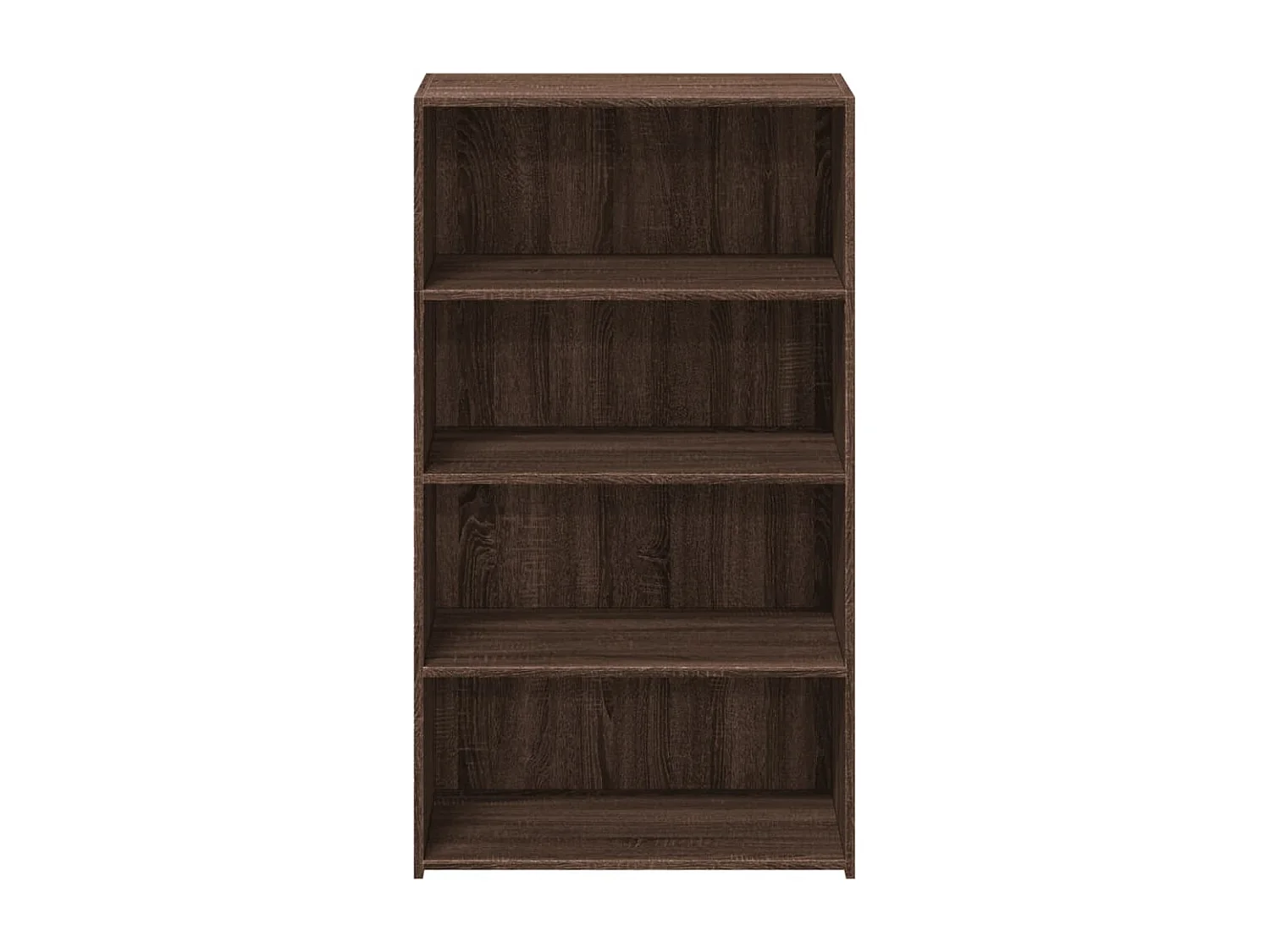 Buffet haut chêne marron 70x41x124 cm bois d'ingénierie