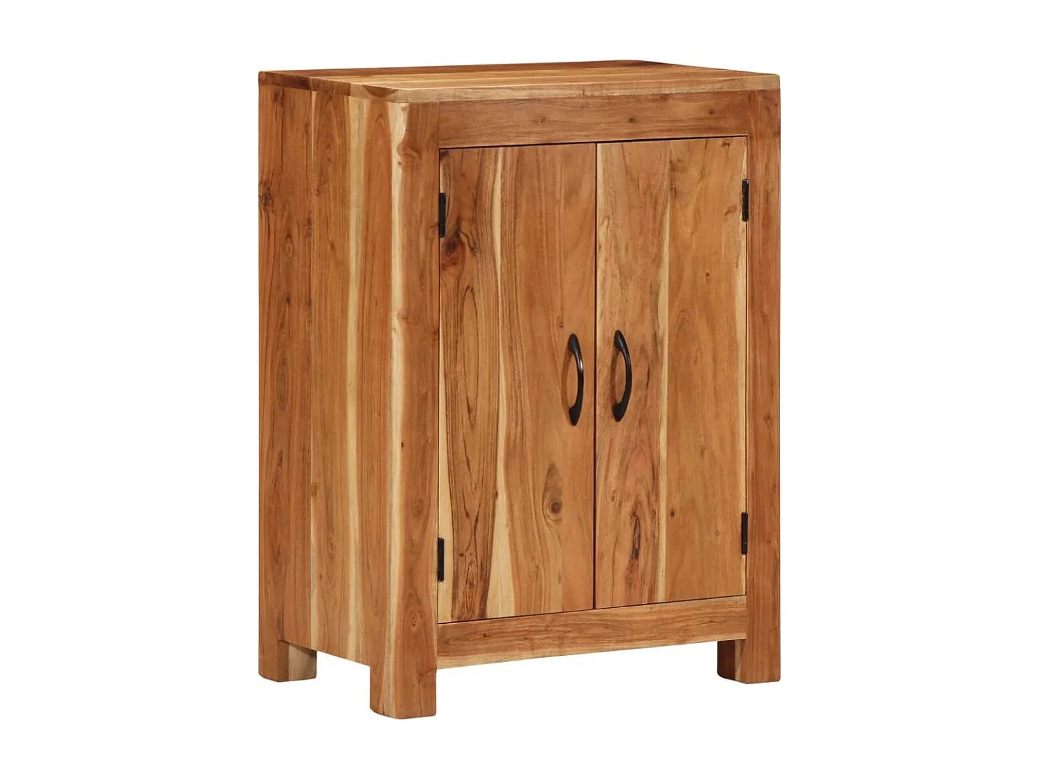 Buffet 55x35x75 cm bois massif d'acacia