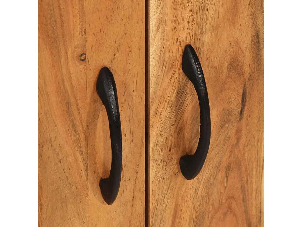 Buffet 55x35x75 cm bois massif d'acacia