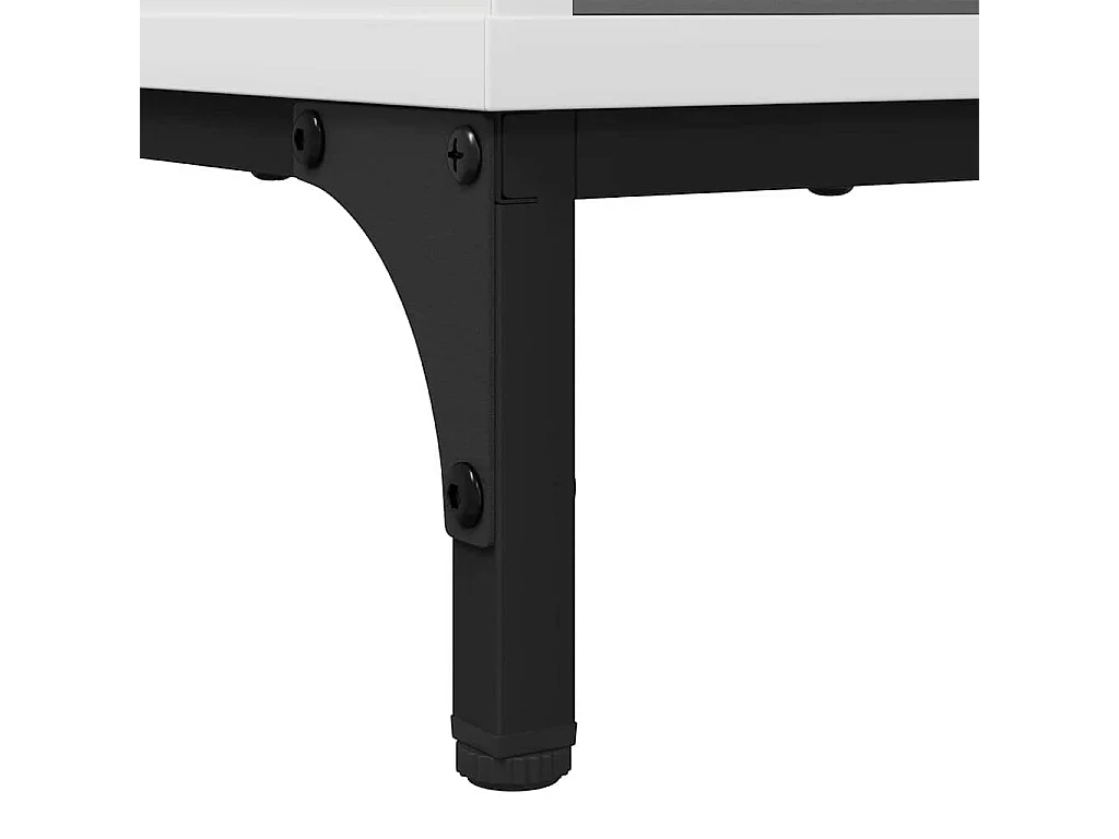 Buffet Blanc 69,5 x 33 x 82 cm Bois d'ingénierie