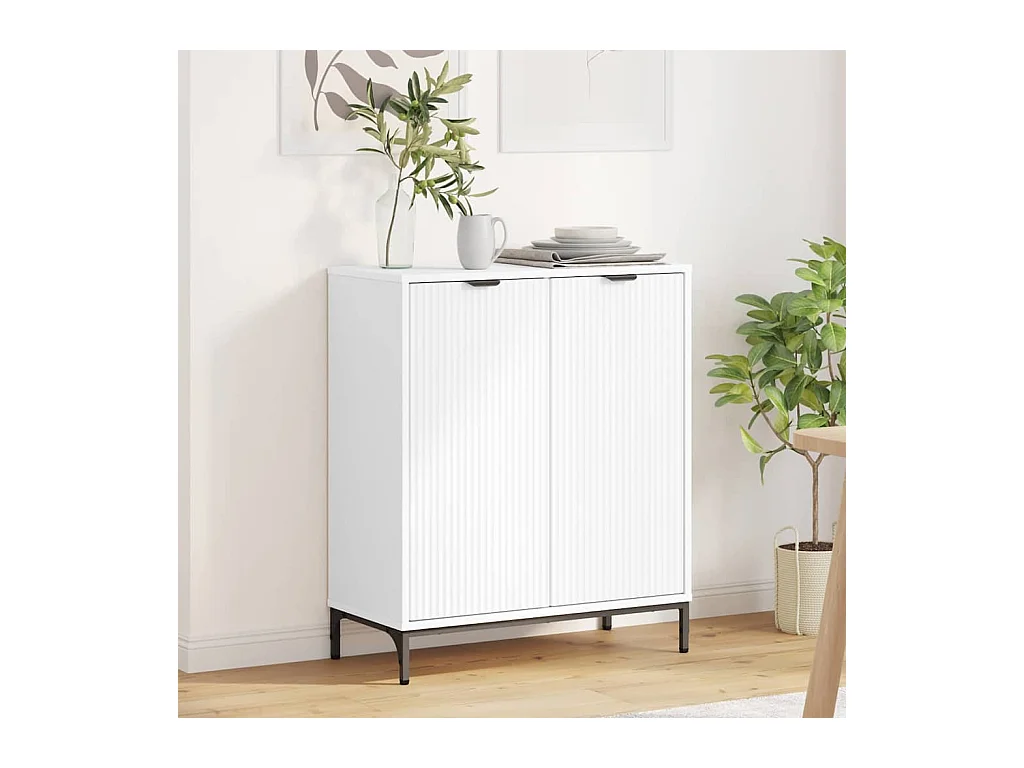 Buffet Branco 69.5 x 33 x 82 cm Madeira processada