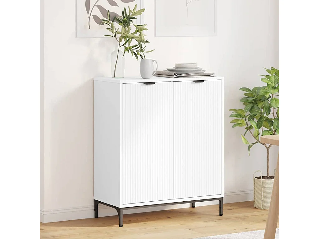 Buffet Branco 69.5 x 33 x 82 cm Madeira processada