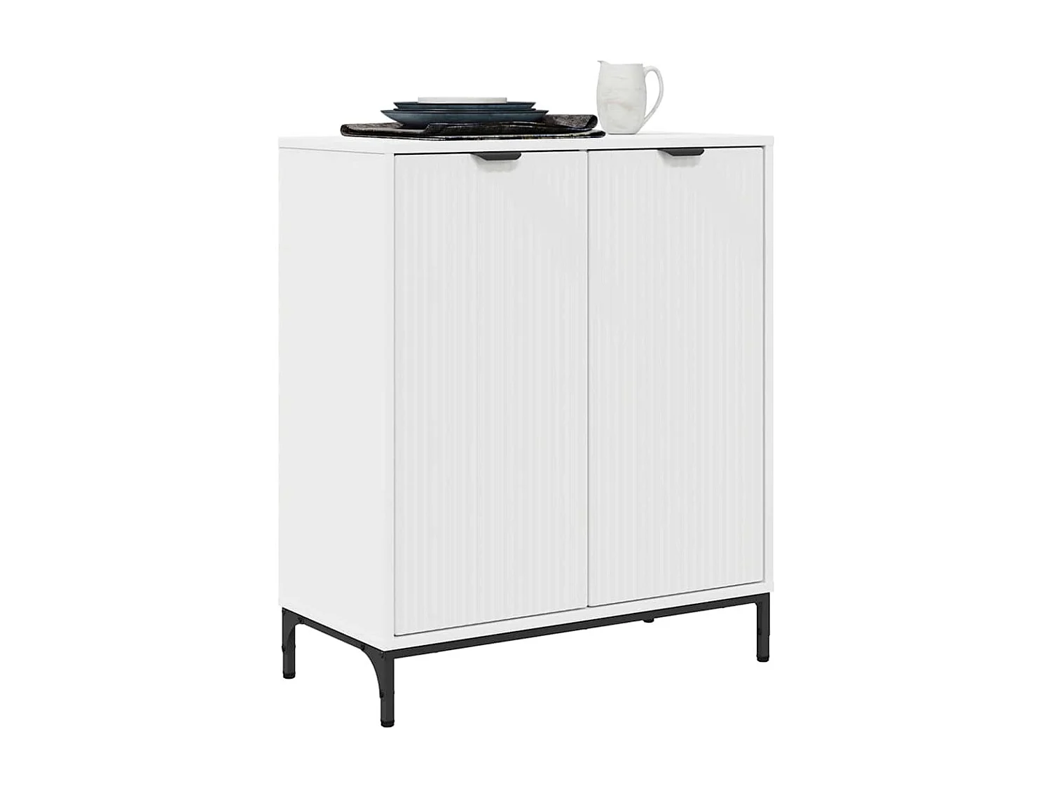 Buffet Branco 69.5 x 33 x 82 cm Madeira processada