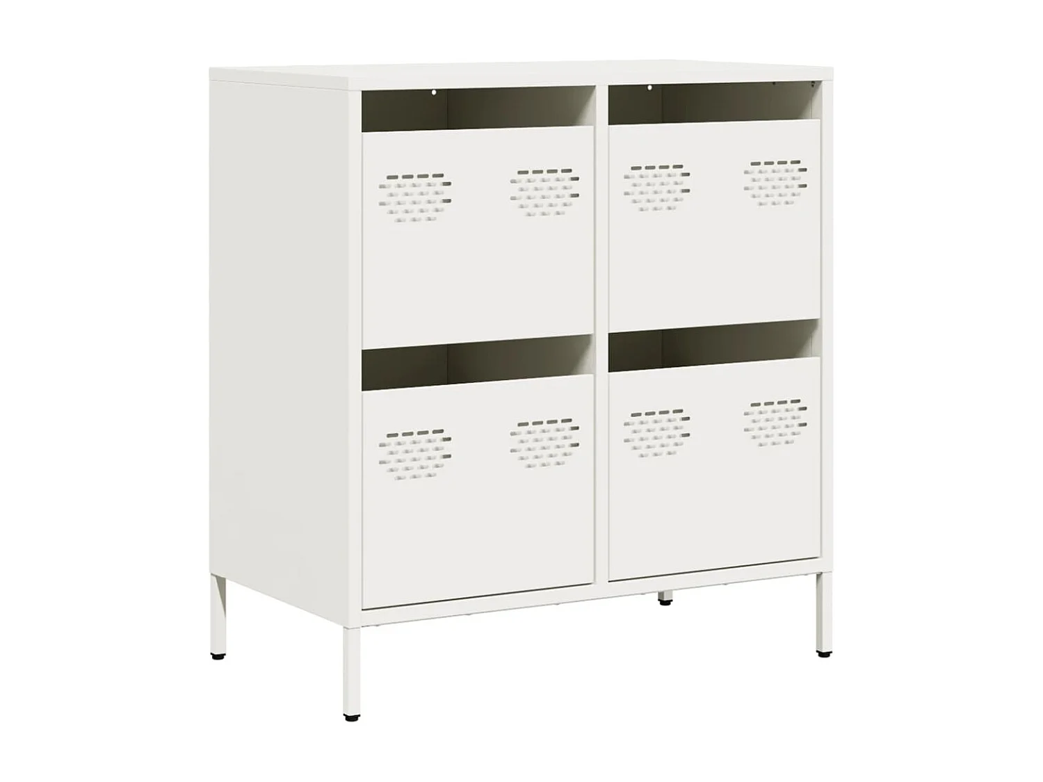 Buffet blanc 68x39x73,5 cm acier laminé à froid