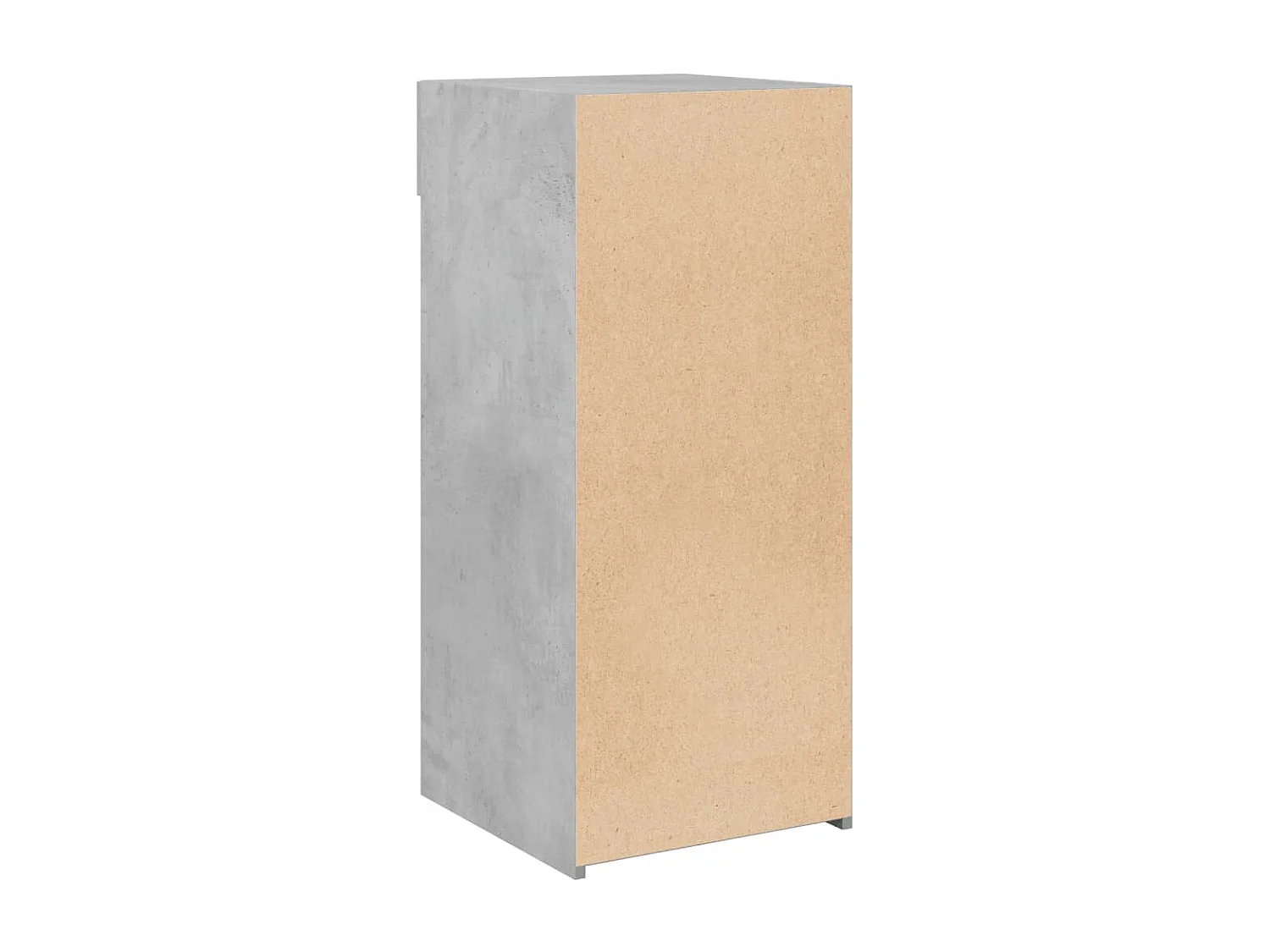 Buffet gris béton 40x42,5x93 cm bois d'ingénierie